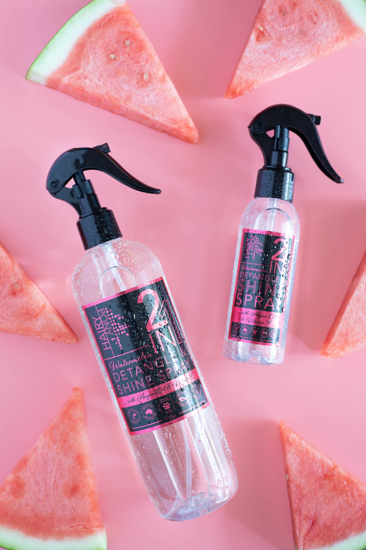 2 in 1 Detangle & Shine Spray - Watermelon