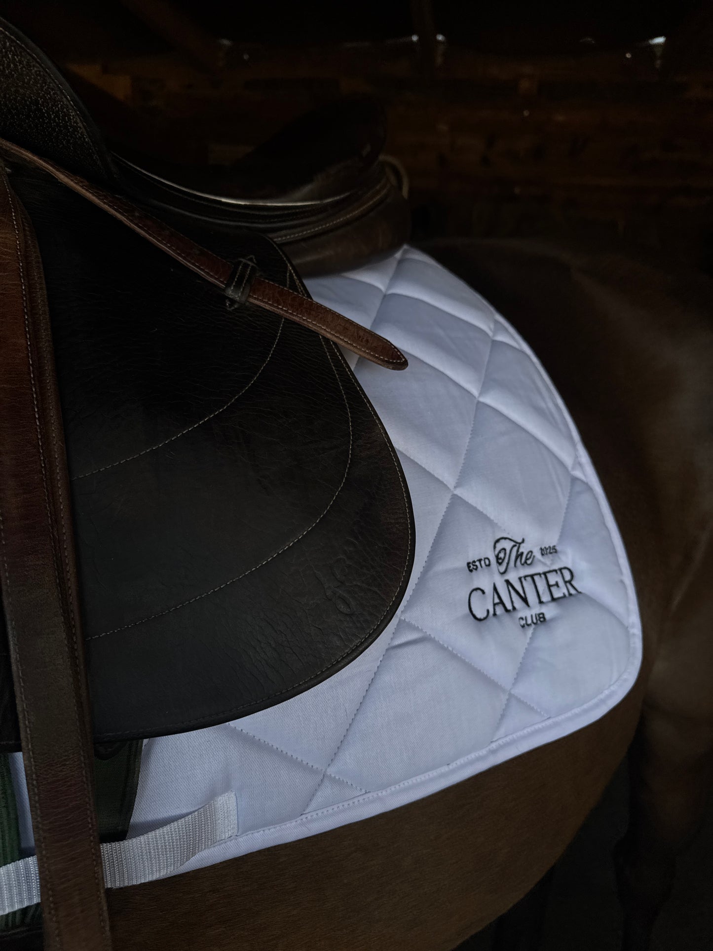 White Saddle Pad