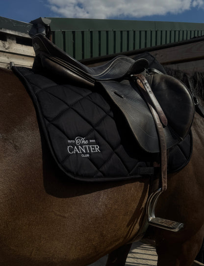 Black Saddle Pad